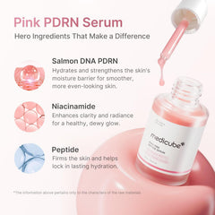 Medicube PDRN Pink Peptide Serum Salmon DNA Korean Skincare Glow Genuine Kbeauty