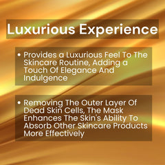 24K Gold Peel-Off Face Mask for Radiance & Deep Cleansing | Ammuri