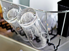 Dish Rack for Drying Plates and Cutlery, Small Metal Sink Dish Drainer