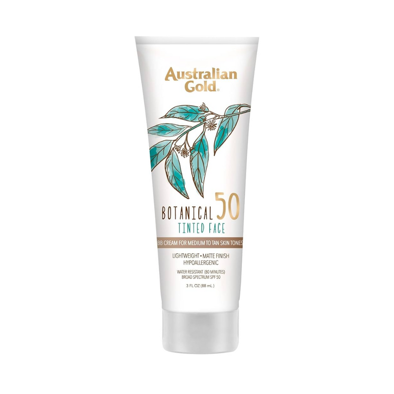 Australian Gold Botanical SPF 50 Tinted Face Mineral Lotion - Medium-Tan