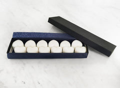 Electric Wax Melt Burner Set with 12 x Natural Aromatherapy Wax Melts