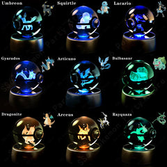 Pokemon Crystal Ball 3D Lamp Night Light-2