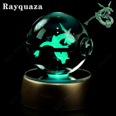 Pokemon Crystal Ball 3D Lamp Night Light-10