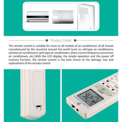 NNEIDS Universal Air Conditioner Remote - K-9099E