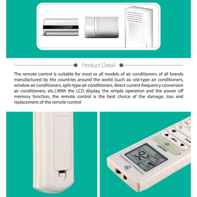 NNEIDS Universal Air Conditioner Remote - K-9099E