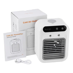 NNEOBA Portable Mini Air Conditioner Fan with Humidifier