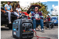 Dual Fuel 4000W Inverter Generator with CO ALART GX400BN