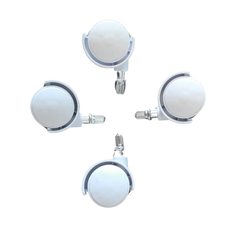 Additional Castor Wheels for the Senelux Glass Panel Heater with Wi-Fi Controls