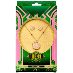 Wicked Rose Gold Plated Glinda Necklace & Earrings