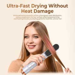 Magic Styler 5 in 1 Hair Styler, Air Styler Set with Curl Straighten, Volumise, Smooth and Drying for Styling, Magic Hair Styler Air Styler for All Hair Type/Length